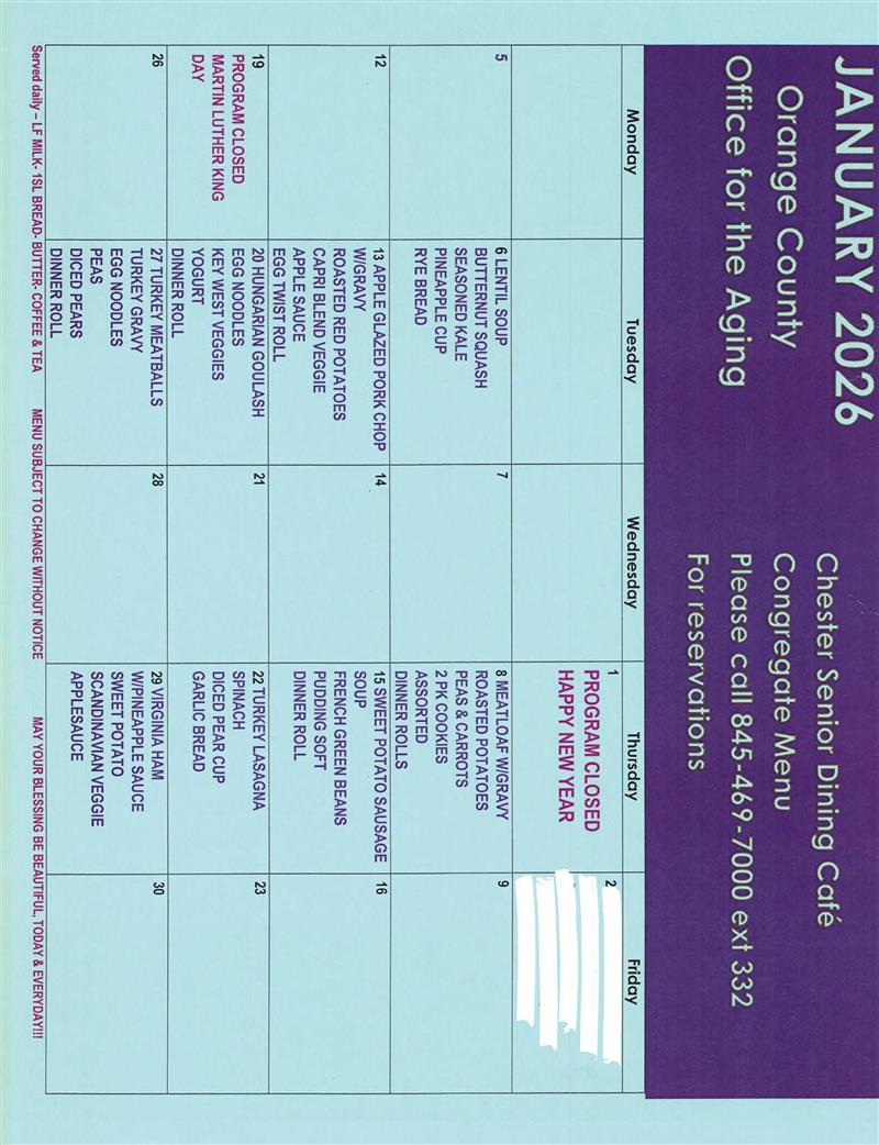 January 2026 Congregate