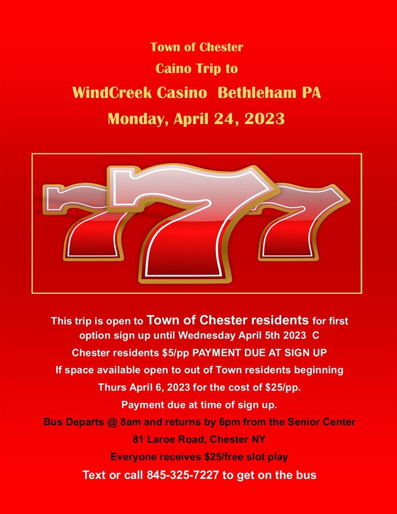 Wind Creek Casino 4/24/23